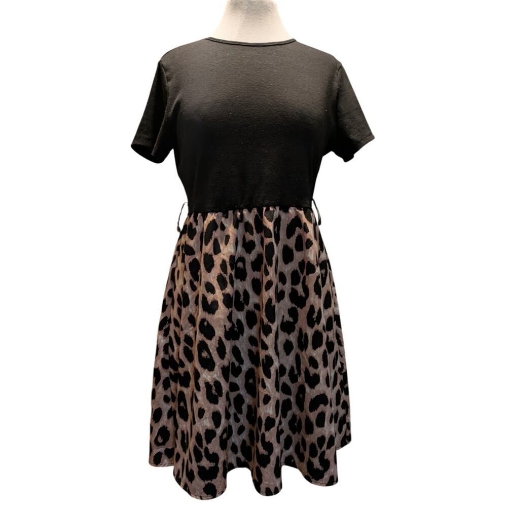 Shein Animal Print Dress Size 12